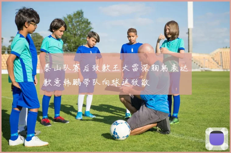 泰山队赛后致歉王大雷深鞠躬表达歉意韩鹏带队向球迷致敬